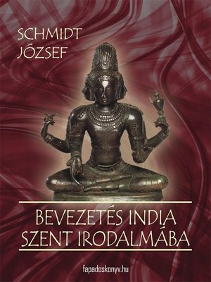 cover image of Bevezetés India szent irodalmába